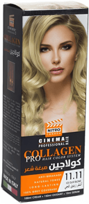Nitro Canada collagen hair color, ice olive blond 11.11