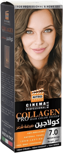 Nitro Canada Collagen Pro Hair Color, 7.0 Medium Blond