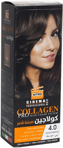 (Medium Brown)NITRO CANADA COLLAGEN HAIR COLOR 4.0