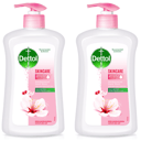 Bundle Of 2 Dettol AntiBacterial Liquid HandWash Skincare, Rose & Sakura Blossom - 700 Ml