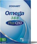 Omega 3-6-9 Plus Q10, 60 Capsules