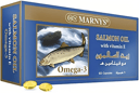 Marnys Salmon Oil with Vitamin E, 60 Capsules