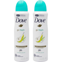 Pack of 2 Dove Go Fresh Pear & Aloe Deodorant, 150ml