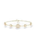 Pear chain bracelet