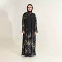 شيفون طباعه اسود