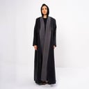 Black washed silk 