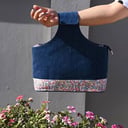 حقيبة قماشية لحفظ ادوات الحياكة والخيوط THE BLOOM WRIST BAG