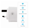 فيش تحويلة ثلاثي ذكي ابيض متنقل تحكم عن بعد WiFi سهل الاستخدام يعمل باللمس تحكم بالجوال متوافق مع اليكسا وجوجل هوم ضمان سنتين 