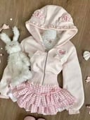 Mini skirt with jacket