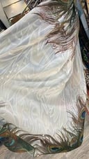 chiffon crepe scarf