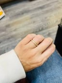 دبله او محبس gold color