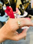 Gold tiger ring 