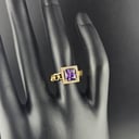 خاتم ذهب موديل جنزير   زركون موف 
