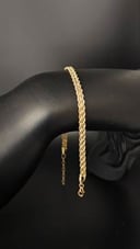 اسوارة انسيال روب تشين ذهب عيار 18