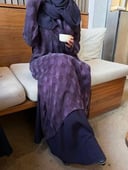 عبايه صيفيه بقصة كلوش ناعمه