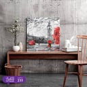 233 - لندن والخريف بلون احمر
