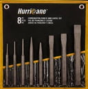 طقم سنبك وإزميل احترافي 8 قطع Hurricane