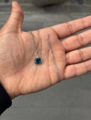 Blue Topaz Necklace 