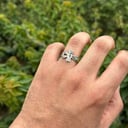 Ocean Ankh Ring