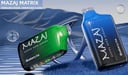 MAZAJ MATRIX سحبة سيجارة مزاج ماتريكس 17000 شفطة  عدة نكهات استخدام مره واحده