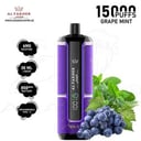 كراون بار الفاخر 15000 سحبة بطعم عنب نعناع AL FAKHER CROWN BAR HYPERMAX 15000 PUFFS GRAPE MINT