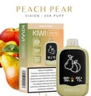 سحبة كيوي فيجن 20000 موشة بنكهة خوخ كمثرى KIWI Vision peach pear 20000 puffs