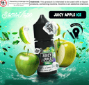 نكهة سولت جوسي تفاح ايس من سامز فيب Juicy Apple Frozen Sams Vape Salt