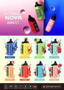 سحبة نوفا قو تو ماجيك NOVA GO2MAGIC PUFFS 25000