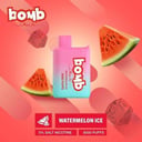 سحبة بومب 6000 بوف بطيخ ايس لوش ايس BOMB 6000 PUFF Watermelon ICE