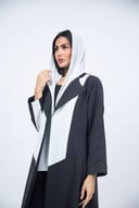 عباية كتان بقصة واسعة A-Line مبطنة