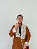 عبايه جوخ جملي بقصه كلوش واسعه