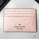 محفظة بطاقات ورديّة | Kate Spade