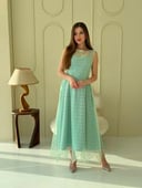 Pastel  Green Tulle Dress