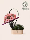 تنسيق ورد صناعي