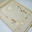 طقم ايطالي ذهب 18