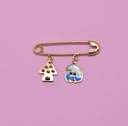 بروش Alice ذهب 18