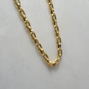 عقد جنزير ذهب 18