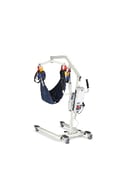 Electric folding patient lift