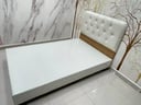 سرير  نفر ونص مقاس 120*190 خشب متعدد الالوان 