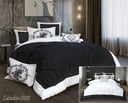 مفرش 8 قطع وجهيين ماركة فيذر قطن 100 %