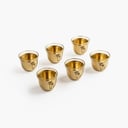 Coffee and tea cups set with decorations