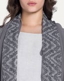 Grey with Lace Bisht