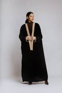  velvet Abaya with embroidery