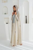 Hand Embroidery Shells Abaya 