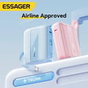 Essager 20000mAh Power Bank PD22.5W Dual Cable Fast Charging Powerbank Portable External Battery Charger For iphone Huawei ipad