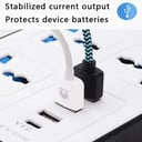 Multi Ports Power Socket Universal Plug EU US UK Power Strip Charger With Extension Cable Type C USB Charger Electrical Socket