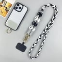 Japanese daisy handmade mobile phone lanyard, off-road can be woven to the phone hook to the back of the mobile phone lanyard