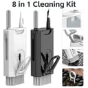 8 IN 1 Cleaning Kit Computer Keyboard Cleaner Brush Earphones Cleaning Pen For Headset iPad Phones Cleaning Tools Keycap Puller