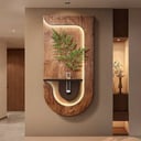 تصميم جداري فاخر بطابع فني عصري