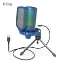 ميكروفون FIFINE A6V USB للألعاب والبث - RGB